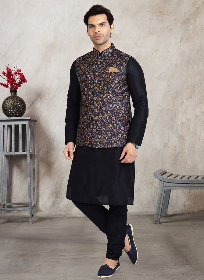 Festive Wear Wholesale Kurta Pajama With Jacket Collection